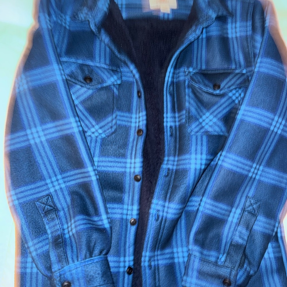 Men's Blue Plaid Jacket